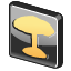 Nuclear Explosion Icon 64x64 png